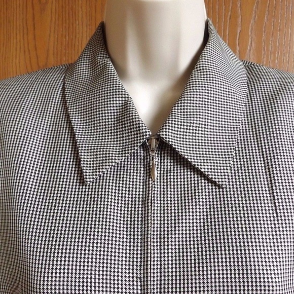 Talbots Jackets & Blazers - TALBOTS 100% Silk Houndstooth Blazer Jacket